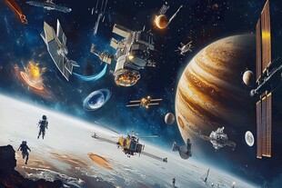 梦幻星际宇宙飞船探险图