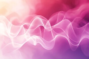 梦幻炫彩烟雾波浪背景