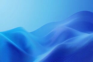 蓝色渐变流动波纹背景