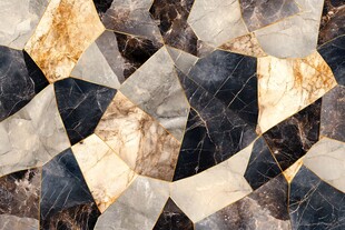 几何拼接大理石纹理图案
