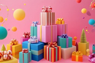 缤纷礼物堆 开启欢乐时刻