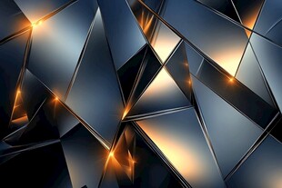 炫酷几何金属质感背景图