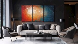 现代简约风客厅艺术装饰