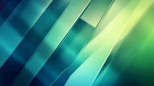 蓝绿渐变几何抽象背景图