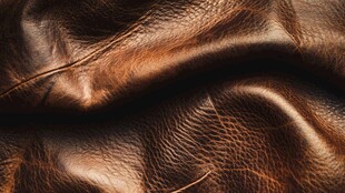 复古质感棕色皮革纹理