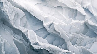 冰川纹理特写