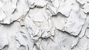 白色裂纹墙面纹理特写