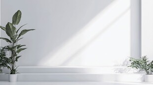 简约室内绿植装饰场景