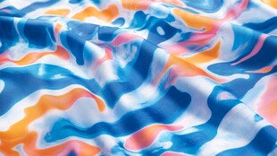 多彩抽象波纹布料纹理