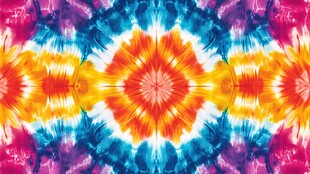 绚丽多彩扎染图案纹理