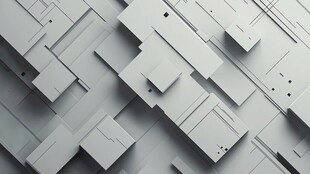 几何立体白色抽象背景图