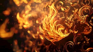 燃烧火焰特效 炫酷视觉感