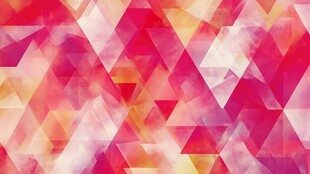 炫彩几何拼接抽象背景图