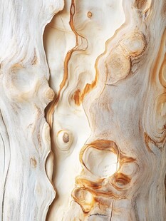 独特纹理的精美木材表面