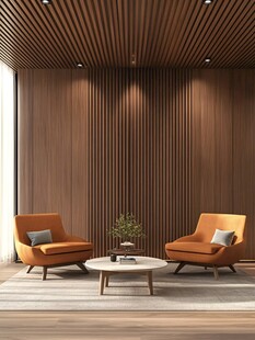 木质客厅温馨座椅小景