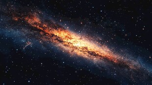 壮丽璀璨的宇宙星系景观