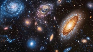 璀璨星系宇宙壮丽景象