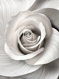 白色立体玫瑰纹理艺术图