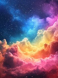 梦幻绚丽的星云宇宙景观