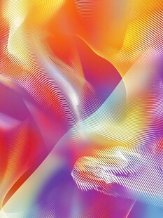 绚丽多彩流体抽象艺术图案