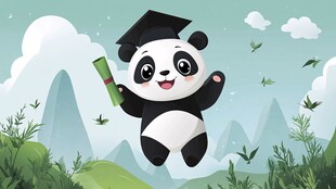 熊猫学士欢乐毕业啦