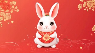 萌兔贺岁 喜庆中国年