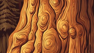 沧桑树纹 森林独特纹理