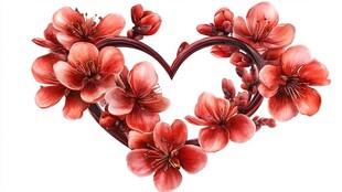 心形繁花 浪漫春日之景