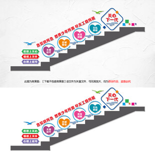 关工委楼梯文化墙