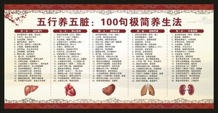 中医养生知识宣传栏