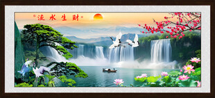 大厅山水画
