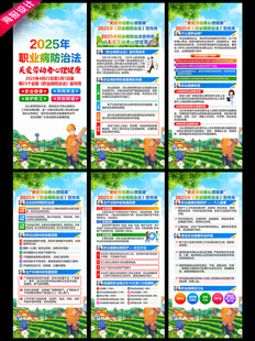 职业病防治法宣传周 X展架