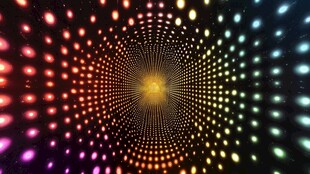 炫彩光线隧道特效背景图