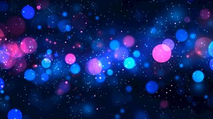 梦幻蓝紫光斑背景效果