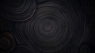 黑色环形纹理抽象背景图