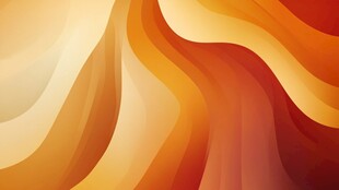 动感橙黄渐变抽象波浪背景