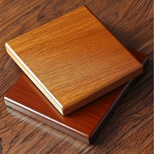 两块精美木质板材展示