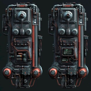 未来感机械装置设计展示