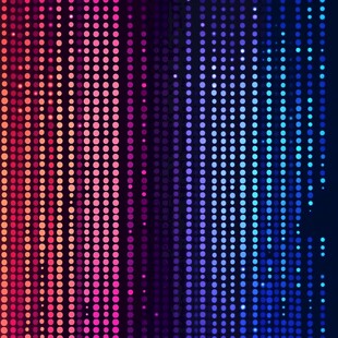 炫彩点阵渐变背景图案