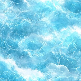 梦幻蓝色海洋纹理背景图