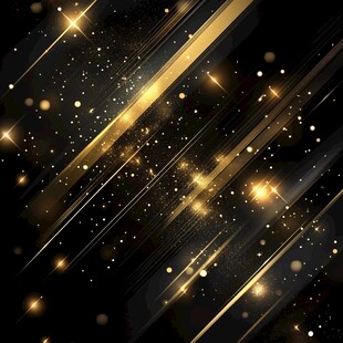 黑金闪耀光效背景图