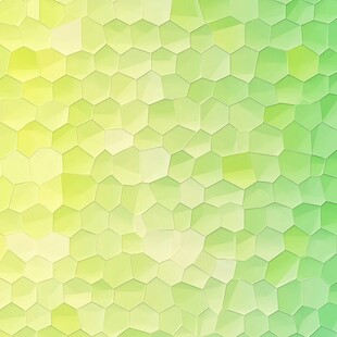 绿色渐变六边形几何背景