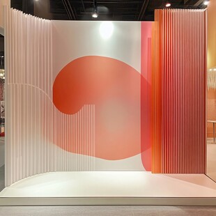 时尚几何造型展览空间设计