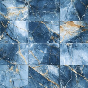 蓝色大理石瓷砖纹理图案