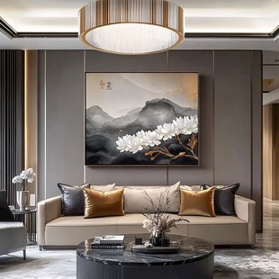 新中式客厅的雅致艺术氛围