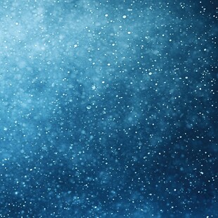 蓝色梦幻雪花背景图