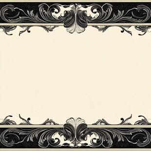 复古欧式花纹边框设计图