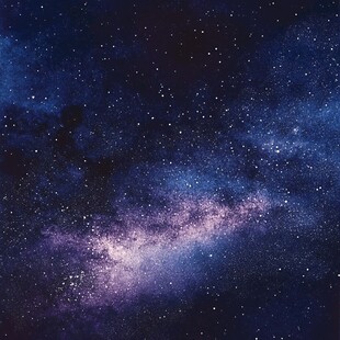 梦幻璀璨的浩瀚星空