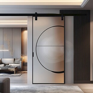 现代简约风格室内移门设计