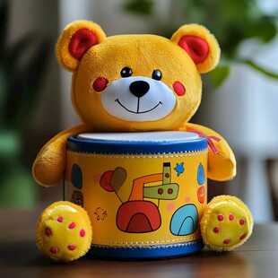 小熊造型儿童玩具鼓